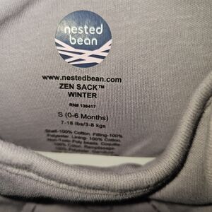 Zen Sack Nested Bean 0-6M Winter